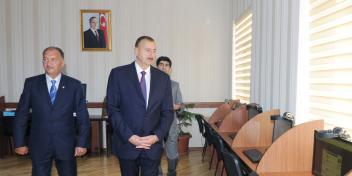 Ilham Aliyev attended the opening of a regional information center