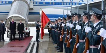 Official welcoming ceremony for President Ilham Aliyev was held in Podgorica