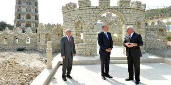 Ilham Aliyev reviewed the Flag Square in Shabran