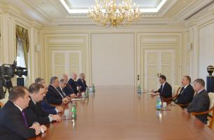 Ilham Aliyev received a delegation led by the Speaker of the Parliament of Georgia