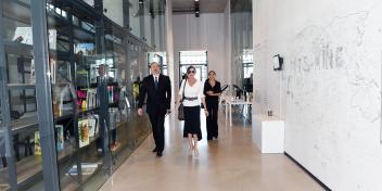 Ilham Aliyev reviewed the first permanent place of YARAT Contemporary Art Center