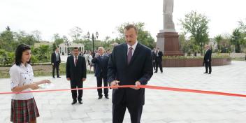 Ilham Aliyev attended the opening of the Heydar Aliyev Center in Salyan