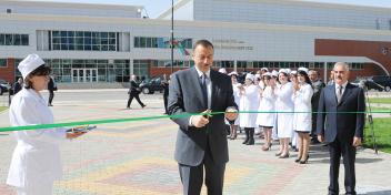 Ilham Aliyev attended the opening of the Nakhchivan city outpatient clinic named after Zarifa Aliyeva