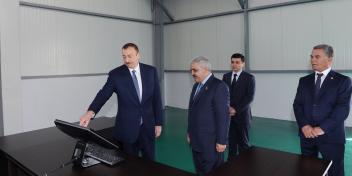 Ilham Aliyev attended the opening of the Astara gas compressor station