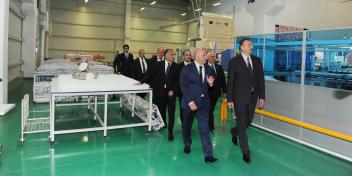 Ilham Aliyev attended the opening of the Gilan Textile Park in Sumgayit