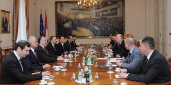 Ilham Aliyev met with Parliament Speaker of Croatia Josip Leko