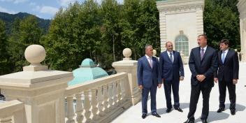 Ilham Aliyev attended the opening of the Heydar Aliyev Congress Center in Gabala