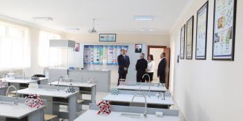 Ilham Aliyev reviewed secondary school No. 54 in Baku after major repair and reconstruction