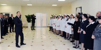 Speech by Ilham Aliyev at the opening of the Agdash central district hospital