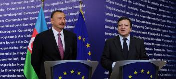 Ilham Aliyev and President of the European Commission Jose Manuel Barroso gave joint press conference