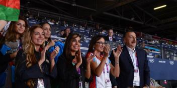 Ilham Aliyev watched Greco-Roman wrestling competition of the London 2012 Games