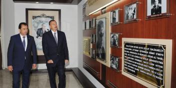 Ilham Aliyev attended the opening of the Heydar Aliyev Center in Lankaran after reconstruction