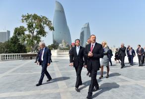 Dinner reception was hosted on behalf of President Ilham Aliyev in honor of heads of state, government and delegations