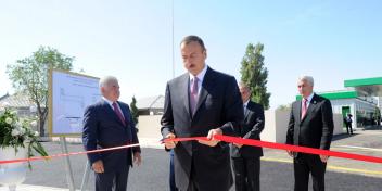 Ilham Aliyev attended the opening of a pedestrian subway in the Nizami district of Baku