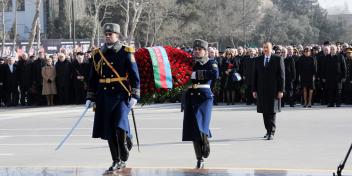 Ilham Aliyev attended a ceremony to commemorate the victims of the Khojali tragedy