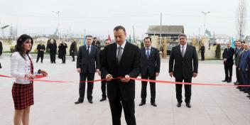 Ilham Aliyev attended the opening of the Astara Olympic Sports Center