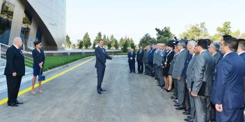 “Azərbaycan Hava Yolları” QSC-nin “Azəraeronaviqasiya” Hava Hərəkəti İdarəsinin Hava Hərəkətinin İdarəedilməsi Baş Mərkəzinin yeni binasının açılışında İlham Əliyevin nitqi