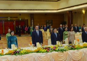 Dinner reception was hosted in honor of Ilham Aliyev in Vietnam