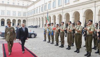 Official visit of Ilham Aliyev to Italy