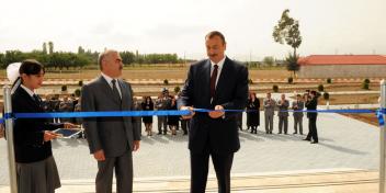 Ilham Aliyev attended the opening of a new building of Sadarak High School No 2