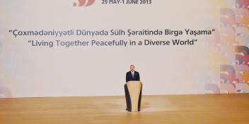 Ilham Aliyev attended the opening ceremony of the Second World Forum on Intercultural Dialogue