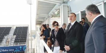 Ilham Aliyev attended the opening of the European Games Park