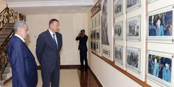 As part of a visit to Kurdamir, Ilham Aliyev reviewed the activities of the Heydar Aliyev Center