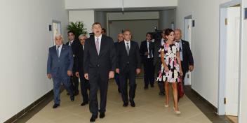 Ilham Aliyev attended the opening of a new building of a secondary school in the Keshla settlement of Baku