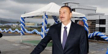 Ilham Aliyev attended the opening of a juice- and wine-making factory of Az-Granata LLC in Agsu