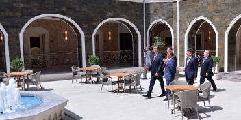 Ilham Aliyev attended the opening of the “Caucasus Caravanserai” hotel complex in Gabala