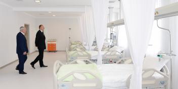 Ilham Aliyev reviewed Ismayıllı District Central Hospital after major overhaul