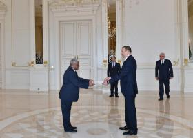 Ilham Aliyev received the credentials of the newly-appointed Ambassador of Ethiopia