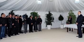 Speech by Ilham Aliyev at the ceremony to commission a 36-apartment building in Gabala constructed for disabled Karabakh war veterans and martyr families