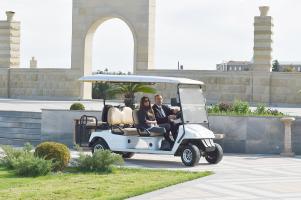 Ilham Aliyev visited Heydar Aliyev Park in Ganja