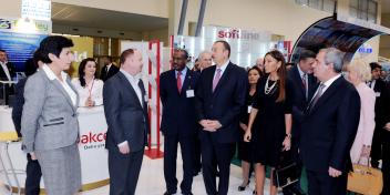 Ilham Aliyev reviewed the 17th BakuTel-2011 Azerbaijan International Exhibition of Telecommunications and Information Technologies