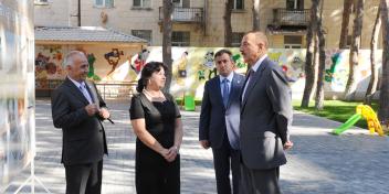 Ilham Aliyev reviewed the conditions at kindergarten No 259 in the Narimanov district