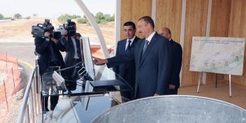 Ilham Aliyev took part in the groundbreaking ceremony of Gusar 1 Hydropower Plant