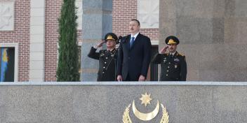 Ilham Aliyev attended the opening of a naval base