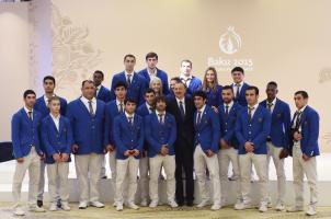 Ilham Aliyev attended the award ceremony on the occasion of the First European Games