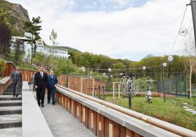 Ilham Aliyev attended the opening of "Galaalti Hotel & SPA" health and recreation complex