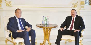 Ilham Aliyev received Russian FM Sergei Lavrov