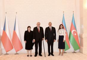 Official welcoming ceremony was held for President of the Czech Republic Milos Zeman