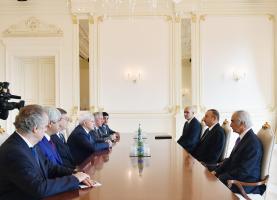 Ilham Aliyev received a delegation led by the Governor of Saint Petersburg