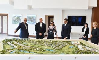 Ilham Aliyev attended the opening of SABIS Sun International school complex and Golf Club as part of ”Xəyal Adası” project