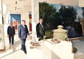 Ilham Aliyev attended the opening of a new building of Ujar Museum of History and Local Lore