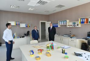 Ilham Aliyev attended the opening of Goychay Youth Center