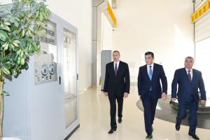 Ilham Aliyev attended the opening of "Goychay" hydroelectric power station