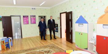 Ilham Aliyev attended the opening of a kindergarten constructed on the initiative of the Heydar Aliyev Foundation in Zagatala