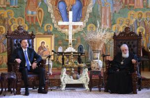 Ilham Aliyev met with Patriarch of the Georgian Orthodox Church Ilia II