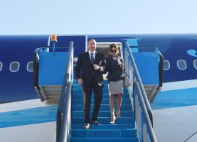 Ilham Aliyev arrived in Turkey on a working visit